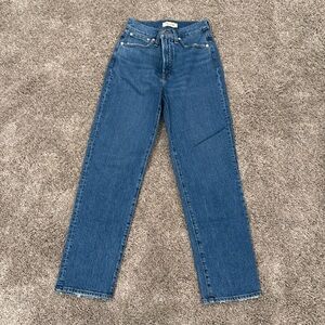 Madewell perfect vintage straight leg jeans size 25